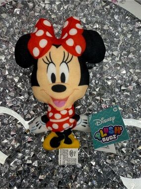 Disney plush toy Minnie Mouse Red, White, Black Plush with Yellow Shoes